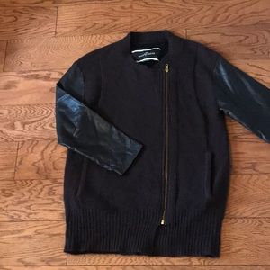 Malene Birger mohair/leather sweater